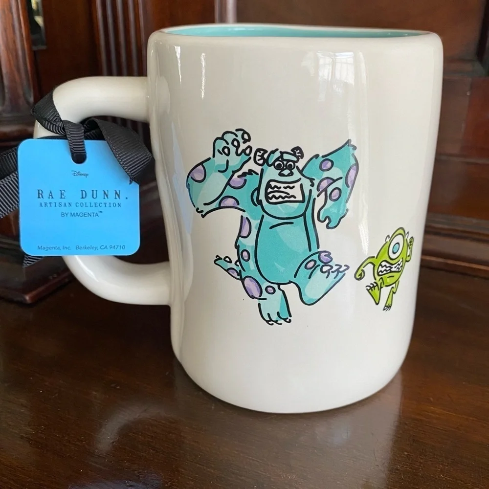 Rae Dunn Disney/Pixar Monster Inc. “Monster Crew” Mug NWT